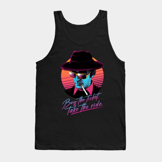 Buy the Ticket, Take the Ride! Tank Top by Vincent Trinidad Art